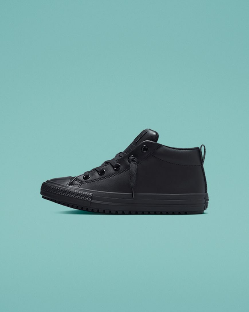 Girls' Converse Chuck Taylor All Star Counter Climate Street Boot High Top Shoes Black | AU 8C051I